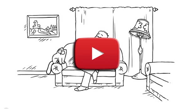 Zampette spaventose, il nuovo video di Simon’s Cat