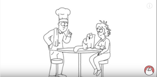 Simon's Cat Dinner Date