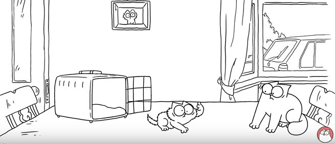 Simon's Cat, i gatti