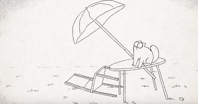 Simon's Cat: il video Windy Day