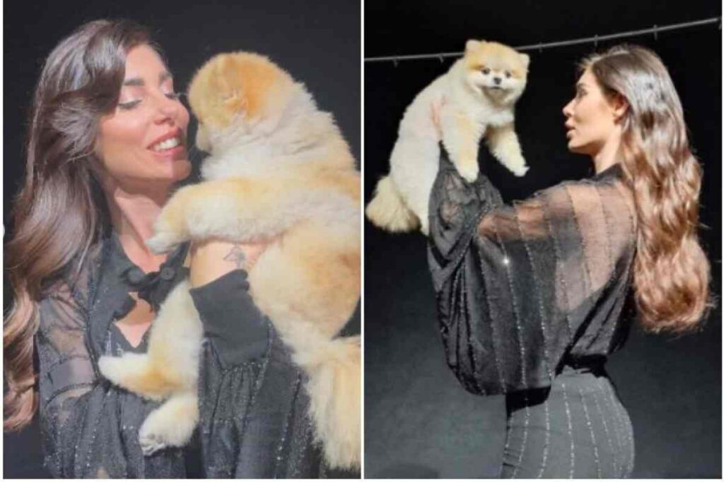 Bianca Atzei cane