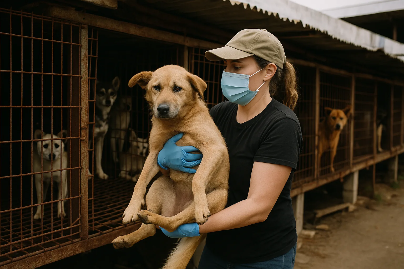 Corea del Sud: 70 cani salvati dal macello prima del divieto totale della carne di cane nel febbraio 2027 (2)