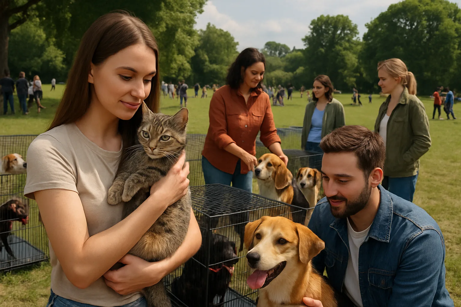 Campagne di adozione cani e gatti in Italia: 'Il Canile va in città' e programmi per animali senior