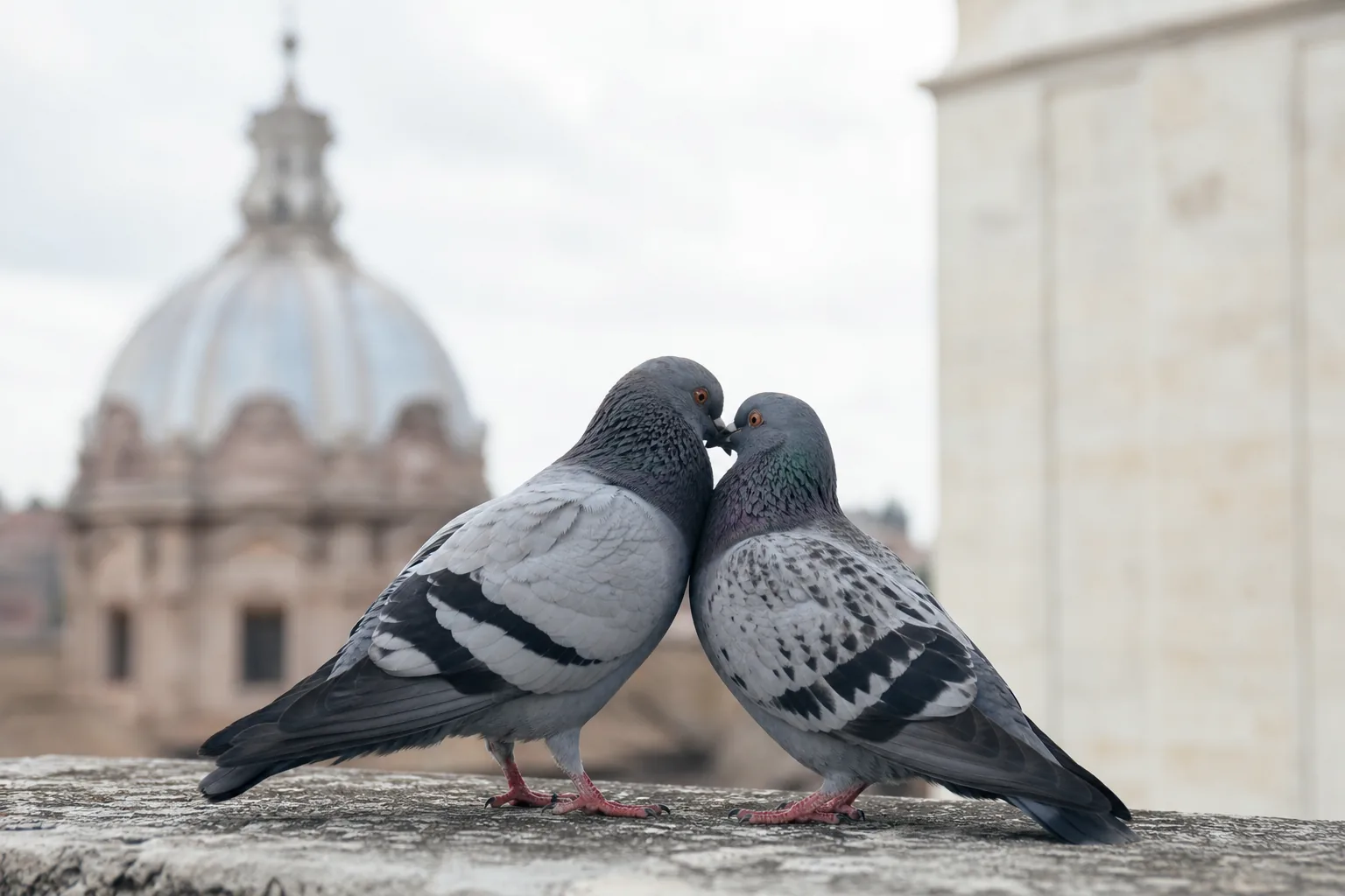 Piccioni maschi e straordinarie strategie genitoriali: come la scarsità di cibo cambia il comportamento riproduttivo