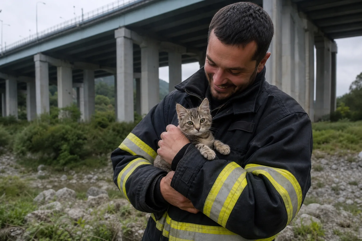 Molly, la gattina che sopravvive a una caduta di 36 metri: adottata dal suo soccorritore