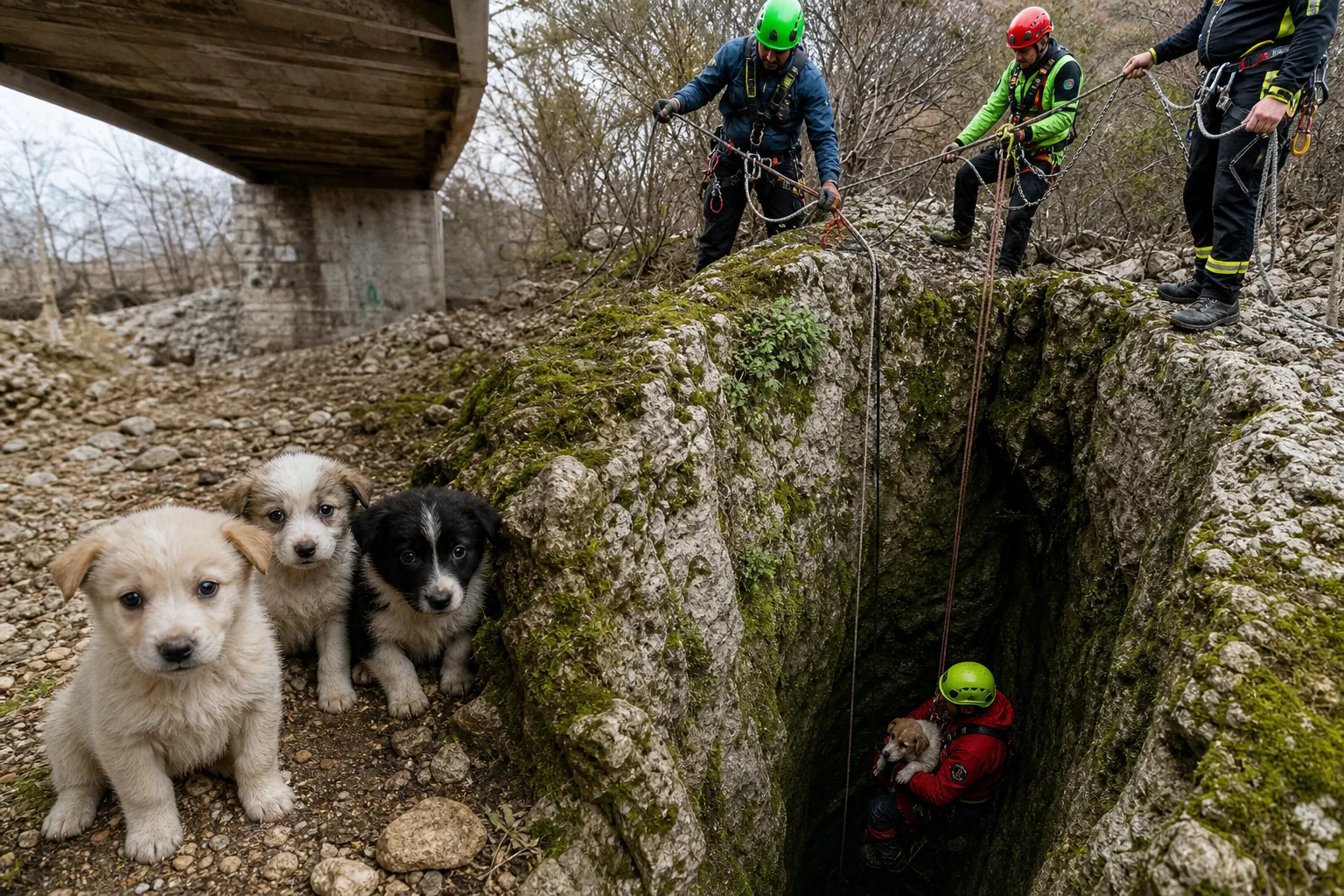 Salvataggi straordinari di cani in Italia: storie di resilienza e interventi eroici