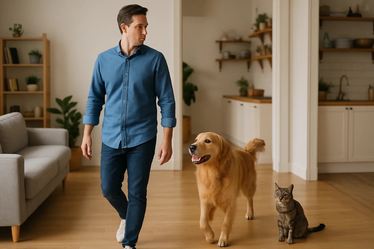 Comportamento enigmatico: perché il tuo cane ti segue quando cerchi qualcosa, ma il gatto solo osserva