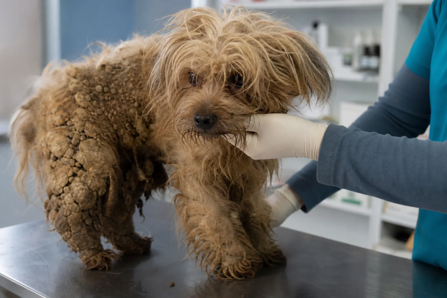 Pops e l'infestazione di pulci: quando la medicina veterinaria salva una vita