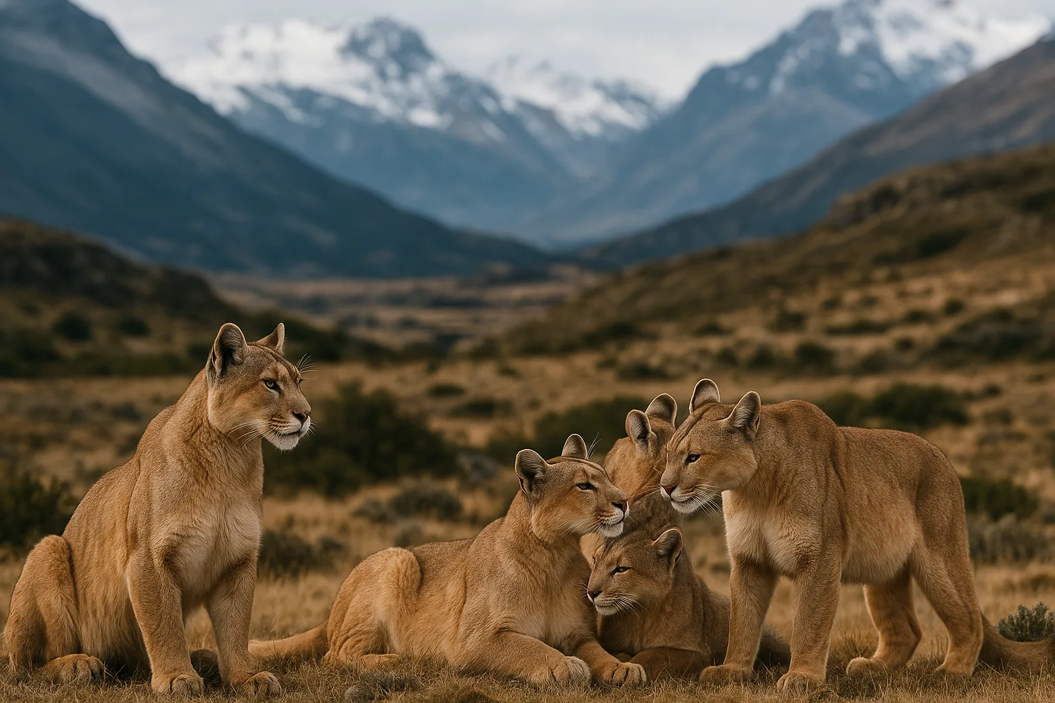 I puma della Patagonia diventano sociali: lo studio di Oxford sulla caccia ai pinguini